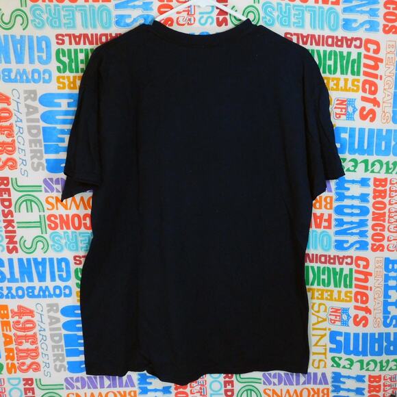 VTG 90s Jimmie Vaughan Lowrider Pinstripe Graphic T Shirt Size L Black Guitar - Picture 3 of 3